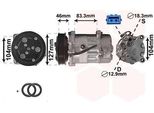 Van Wezel 5800K050 - Compressore Aria Condizionata Oe 7D0820805K Per T4