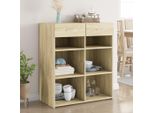 Maison Exclusive - Credenza Rovere Sonoma 80X42,5X93 Cm In Legno Multistrato