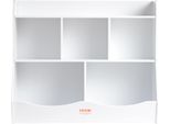 Vevor Scomparto In Legno Per Bambini, Organizzatore Per Giocattoli Con Libreria, 89 X 40 X 76 Cm Armadio Per Giocattoli A 5 Scomparti, Scaffale Per Libri E Giocattoli Per La Camera Dei Bambini, La Stanza Dei Giochi