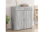 Maison Exclusive - Credenza Grigio Sonoma 80X42,5X93 Cm In Legno Multistrato