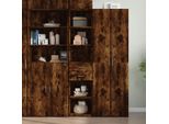Maison Exclusive - Credenza Rovere Fumo 40X42,5X185 Cm In Legno Multistrato