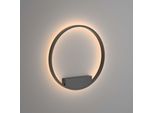 Applique A Led, Alluminio Nero, H 60 Cm