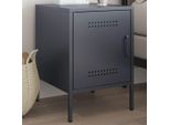 Maison Exclusive - Comodino Antracite 36X39X50,5 Cm Acciaio