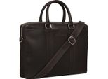 DBRAMANTE1928, Borsa Per Laptop 15 Pollici Collezione Nordborg 2A Generazione, Nero