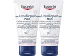 Eucerin Urearepair Plus Crema Mani 5%, 2 X 75 Ml