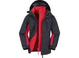 Mountain Warehouse - Giacca "Cannonball"", Impermeabile 3 In 1 Per Bambini MW156 (98) (Grigio)"