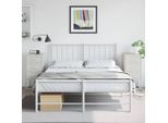 Maison Exclusive - Comodini 2 Pezzi Bianco 36X39X78 Cm Acciaio