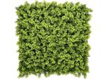 Siepe Artificiale Marie Moss - 100 X 100 Cm - Edera Artificiale - Pannello Murale - Schermo Privacy Per Balcone