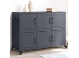 Maison Exclusive - Credenza Antracite 100,5X39X72 Cm Acciaio