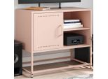 Maison Exclusive - Credenza Alta Bianca 100,5X39X107 Cm Acciaio