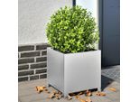 Maison Exclusive - Vaso Per Piante 40X40X40 Cm Acciaio Zincato
