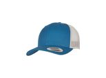 Yupoong Retro Trucker Snapback Cap Blu Acciaio/Argento