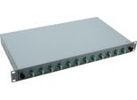 Helos 375552 Scatola Di Giunzione Per Fibre Ottiche 12 X Lc/Apc Duplex Grigio