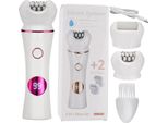 Inf Kit 3 In 1 Per La Cura Del Corpo - Rasoio, Epilatore E Lima Per I Piedi Bianco+Rosa