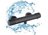 Miscelatore Doccia Con Termostato, Miscelatore Doccia Nero Con Pulsante Di Sicurezza 38°C, Miscelatore Termostatico Doccia In Acciaio Inox, Miscelatori Doccia Termostatici