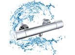 Miscelatore Doccia Con Termostato Miscelatore Cromato Doccia Con Pulsante Di Sicurezza 38°C Miscelatore Termostatico Doccia Miscelatore Doccia In Acciaio Inox Termostato Doccia