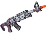 Supereroe Giullare Pistola Halloween Clown Mr Smile Macchina Pistola Costume Accessorio Fantasia Cartoon Avventuriero Colorato Gioco Figura Carnevale Festa Articolo Giocattolo Creativo Arma, Colore: Viola