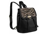 David Jones | Zaino Da Donna Urban, Con Patta, In Ecopelle, Nero, 24X29X15 Cm