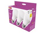 Emos Lampada Led A60 Confezione Da 3 Pezzi, Sostituzione Da 13W Per 100W, Lampadina Classica Con Base E27, Luminosità 1521Lm, Bianco Neutro 4000K, Durata 30000H , ZQ5E63.3