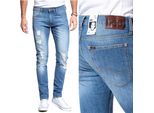 Lee, Jeanshosen Da Uomo, Slim Fit, Luke, W27 L32, Blau, Jeans, Baggyjeans, Buggy