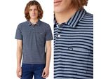 Wrangler Herren, Poloshirt Polo Shirt, M, Blau, Poloshirt, Herren,