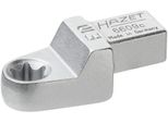 Hazet 6609C-E10 Testa Della Chiave A Croce Torx® ∙ Quadro Inseribile 9 X 12 Mm ∙ Profilo Torx® Esterno ∙ E10