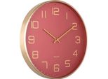 Karlsson KA5973RD, Orologio Digitale Da Parete, Rotondo, Verde, Alluminio, Batteria