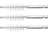 Bgs Spazzola In Nylon 17 Mm Esagono Esterno 6,3 Mm (1/4") 3 Pezzi - 3078-17-N"