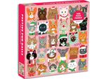 Galison Puzzle Gatti Festosi 500 Pezzi