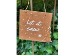 Scudo Edelrost Let It Snow, Mit Tanne