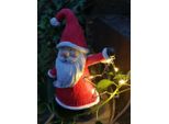 Babbo Natale A Led Con Stella Laterale, Rosso