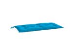 Vidaxl Cuscino Per Panca Da Giardino Azzurro 100X50X7 Cm Tessuto Oxford