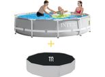 Piscina Intex Prism Frame - 305 X 76 Cm - Inclusa Vela Solare