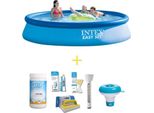 Piscina Intex Easy Set - 396 X 84 Cm - Include Pacchetto Di Manutenzione Ways