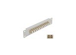 Delock 10" Lwl Patchpanel 12 Port Lc Duplex Beige 1 He Grau"