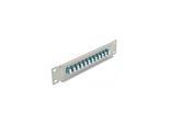 Delock 10" Lwl Patchpanel 12 Port Lc Duplex Aqua 1 He Grau"