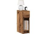 Maison Exclusive - Comodino Con Cassetto Effetto Legno Antico 20X36X60 Cm