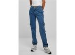 Urban Classics Donna - Jeans Cargo In Denim Stretch - W29