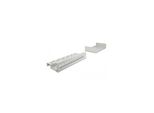 Delock Keystone Patchpanel 12 Port Grau
