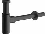 Sapho Siphons - Sifone Per Lavabo 1 1/4, Scarico 32 Mm, Rotondo, Nero SI515