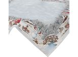 Tovaglia Eurofirany 1154 100X100 Cm Arazzo Decorazione Natalizia