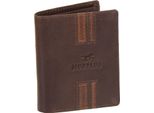 Mustang Pelle Portafoglio Asti Buenos Aires Wallet Dark Brown Marrone Scuro