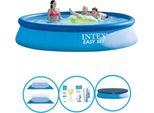 Intex Pool Easy Set 396X84 Cm - Accessori Inclusi