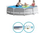 Intex Pool Prism Frame 305X76 Cm - Pacchetto Piscina