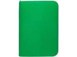 Portacarte Ultra Pro Con Cerniera A 4 Tasche Verde Verde Taglia Unica