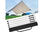 Jopassy 4X Palo Tenda Di Ricambio Palo Telo Palo Pitching Pali 87-234Cm