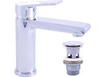 Miscelatore Per Lavabo Con Bocca Click-Clack Colorado, Colore: Cromo, Dimensione: 1/2'' (CO129.5)