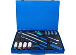 Set Di Chiavi Dinamometriche | Uscita A Comando Quadro Esterno 6,3 Mm (1/4"), 10 Mm (3/8""), 12,5 Mm (1/2"") | 31 Pz."