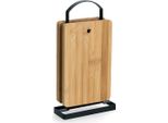 Zeller Set Portaschede Bambus Wht 6,50X29,50X16 Cm