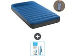 Intex Airbed - 1 Persona - 99 X 191 X 22 Cm - Blu - Pompa Inclusa - Kit Di Riparazione